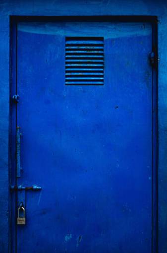 door Blue door