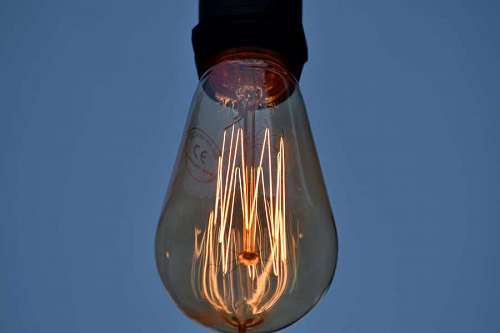 bright cloud bulb illumination glass electricity illuminated lamp