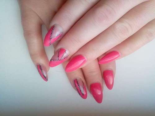 cosmetic-oil care pinkish paint skin finger cosmetic fingertip 