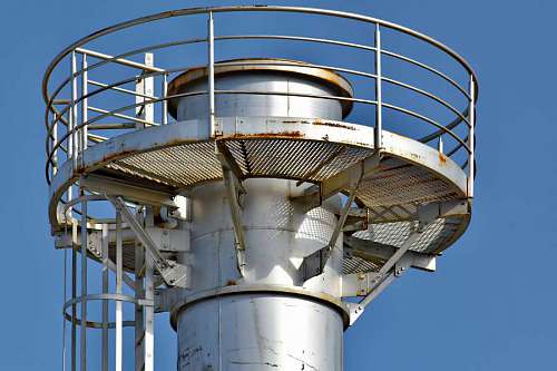 iron rust industrial cast steel tower technology structure fence