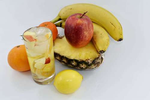 juice apple banana fruit mango pineapple lemonade diet beverage crystal ice fresh orange  lemon grapefruit exotic tropical produce