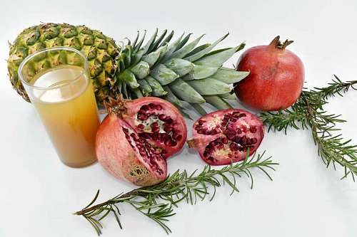 jugo fruta granada dieta salud nutrición ingredientes delicioso