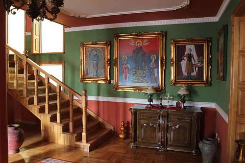staircase living staircase orthodox icon interior fine anteroom arts altar indoors 