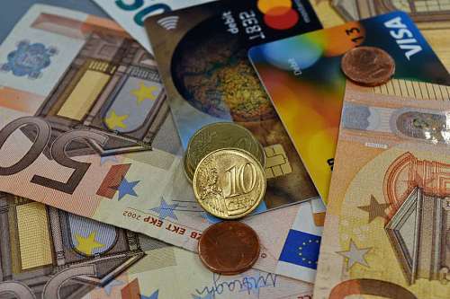 money paper european loan coins currency savings cash union commerce banknote