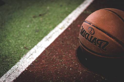 jogging basketball  ball  spalding  court  sports  exercise  hobby