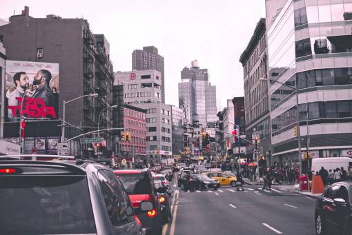 taxi city  buildings  structures  architecture  pedestrian  crossing  car