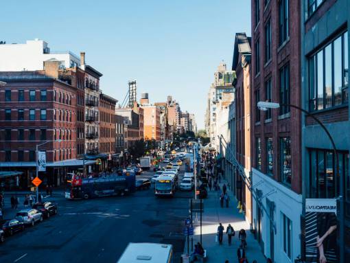 city  streets  roads  bus  cars  traffic  people