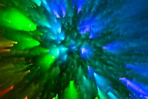 explosion color brillo efecto zoom movimiento colorido abstracto