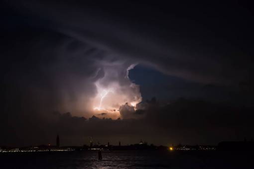 dark  night  clouds  sky  lightning  storm  sea
