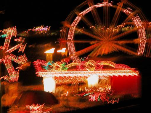 fair  amusement  park  fairground  night  carnival  ride