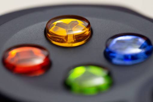 boton botones del controlador del juego brillante colorido plástico divertido