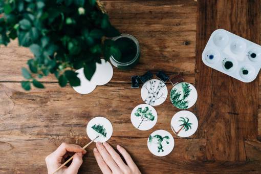 papel pintado pintar arte diseño hojas verdes naturaleza planta