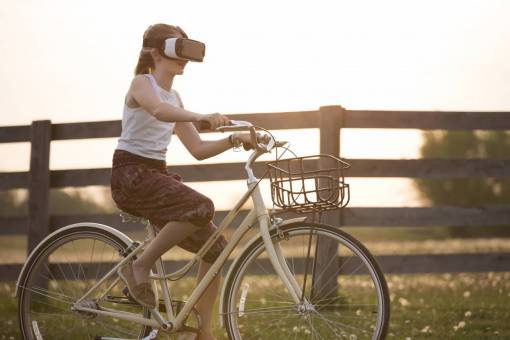 virtual gente niña belleza bicicleta bicicleta madera hierba