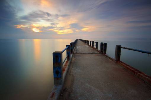 mar océano agua horizonte cielo azul nube
