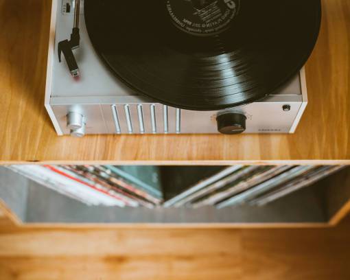 vinilo música sonido antiguo registro de tecnología electrónica