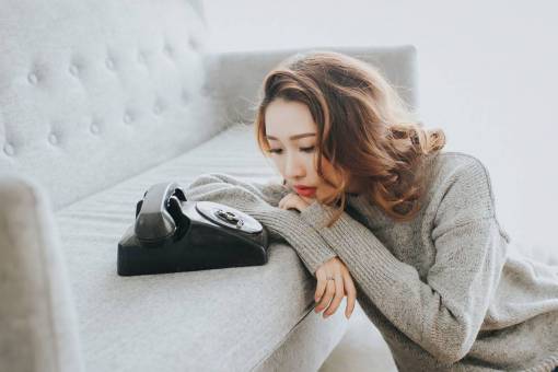 way alone  girl  young  lady  phone  wait  waiting