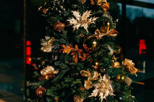 oro adornos para árboles de navidad adornos festivos dorados