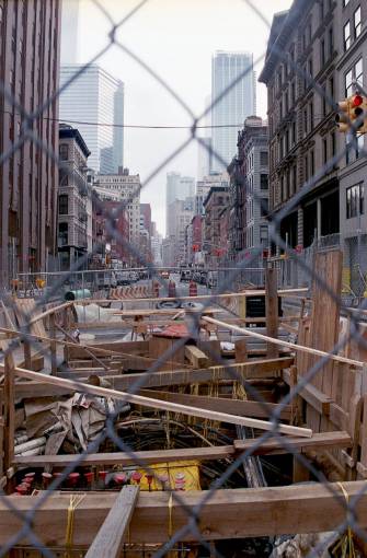 barrier construction  site  safety  area  urban  mesh  chainlink
