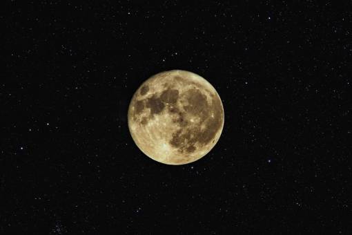 galaxia luna oscura satélite espacio estrellas galaxia noche