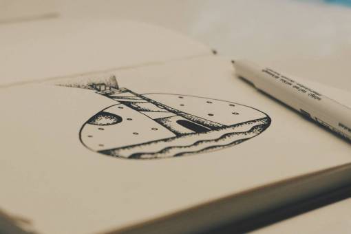 inspirar dibujo cuaderno creatividad diseño papel bolígrafo lápiz