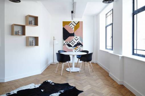 silla diseño de interiores mesas sillas tablero de pared blanca