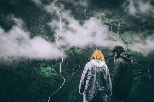 cima cima de la montaña pico pareja gente hombre mujer