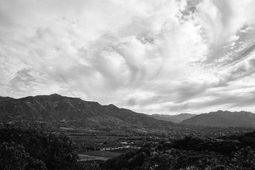 california Ojai California paisaje montañas colinas valles campos