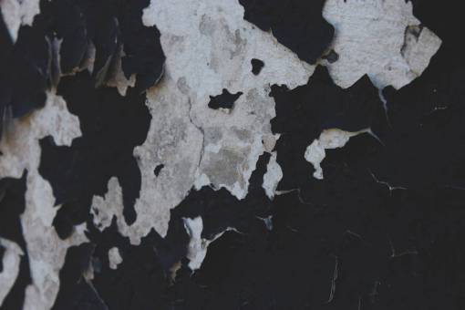 chip Vieja textura de pintura desconchado de la pared de la ciudad de hormigón