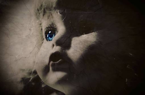 terror scary  creepy  doll  face  halloween  horror  doll