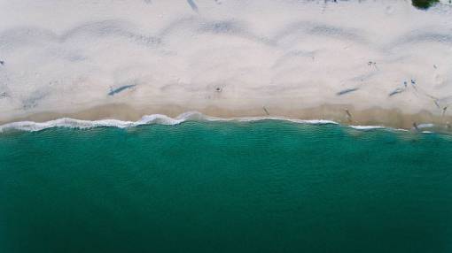 ripple sea  ocean  beach  summer  aerial  people  vacation