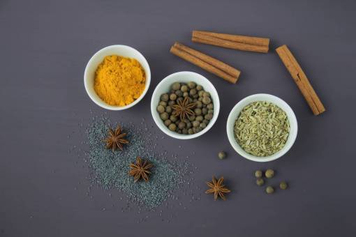 spice spices  ingredients  turmeric  cinnamon  seeds  pepper  anise
