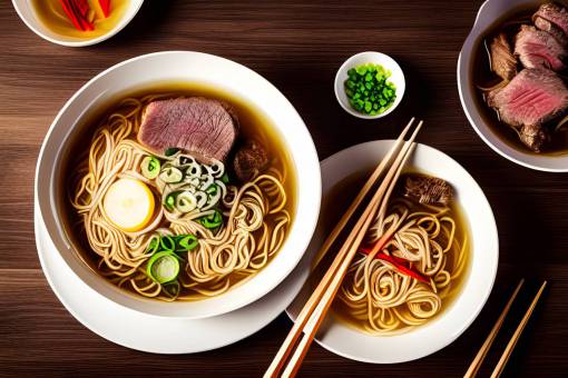 lunar fideos comida gourmet comida sopa palillos almuerzo