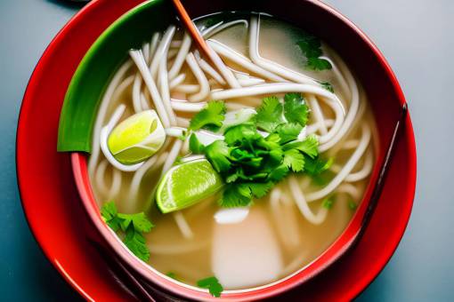 vegetable meal soup gourmet food parsley noodles