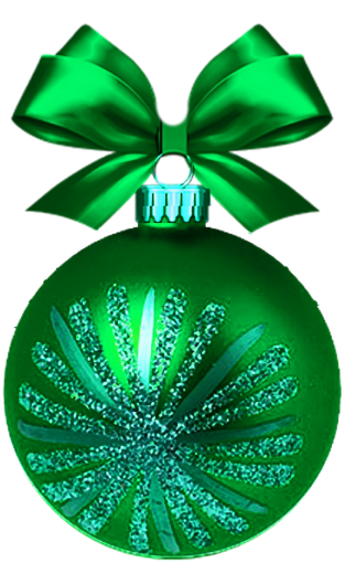 ornate-facade  celebration green color Christmas ball overlay christmas ornament png decoration