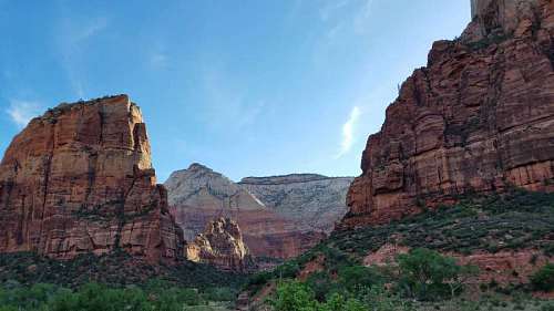 ravine desert ravine landscape mountain canyon cliff rock valley sandstone geology