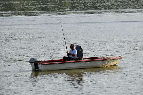 fishing boat fisherman gear summer rod water river watercraft season
