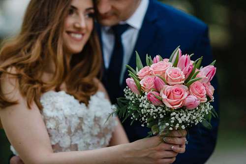 boyfriend hugging roses boyfriend girlfriend gift tenderness bouquet woman 