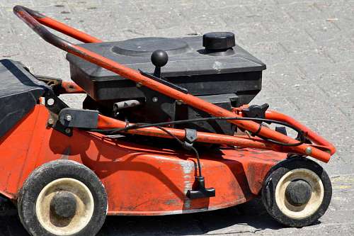 lawnmower tool vehicle drive machine tire outdoors wheel engine road