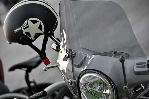 moped motorcycle headlight windshield nostalgia helmet chrome wheel vehicle classic