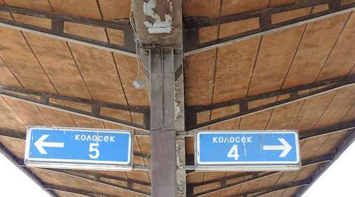 signal serbia nostalgia ceiling station signal outdoors architecture building wood