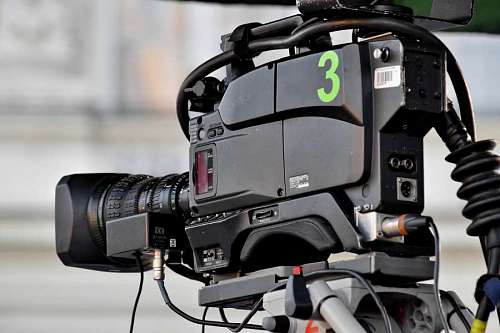 tripod television recording equipment tripod technology electronics camcorder machinery lens 