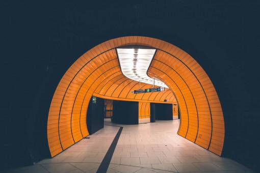 cylinder architecture  tunnels  subway  cylinder  tube  lights  shadows
