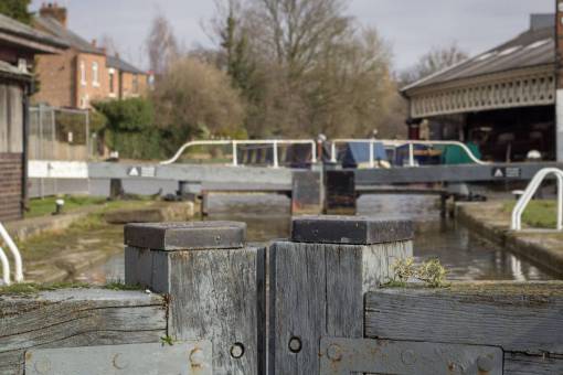canal Esclusas de canal barcos Chester