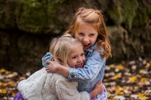 cuddle children  happy  cuddle  smile  blonde  girl  play