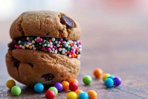 congelado galleta sándwich comida dulce postre helado