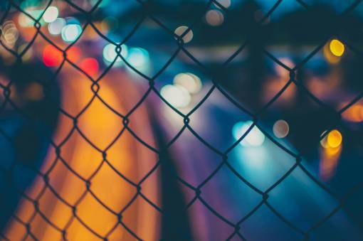 dark  night  wire  light  bokeh

