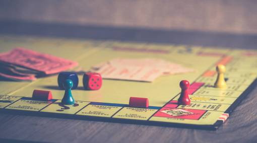tablero monopolio juego de mesa dados cartas juego divertido tablero