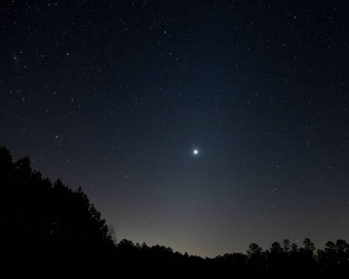 noche cielo estrellado espacio silueta naturaleza noche