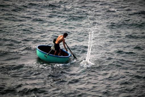 people  man  boat  sailing  paddle  fishing  sea
