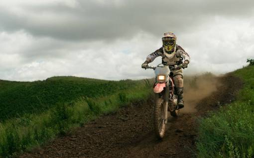 gear-mechanism people  man  dirt  bike  adventure  clouds  sky